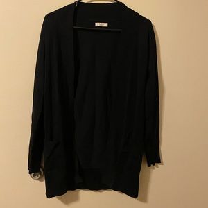 Black cardigan